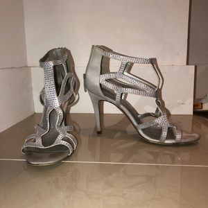 silver heels